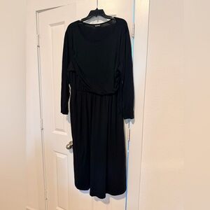 BloomChic Black Long Sleeve Maxi Dress